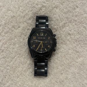 Black Micheal kors watch